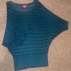 Elle Teal Knit Top